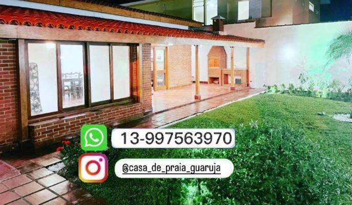 Beach House Unidade 2 - Casas De Praia Guaruja 50 Metros Do Mar Extérieur photo